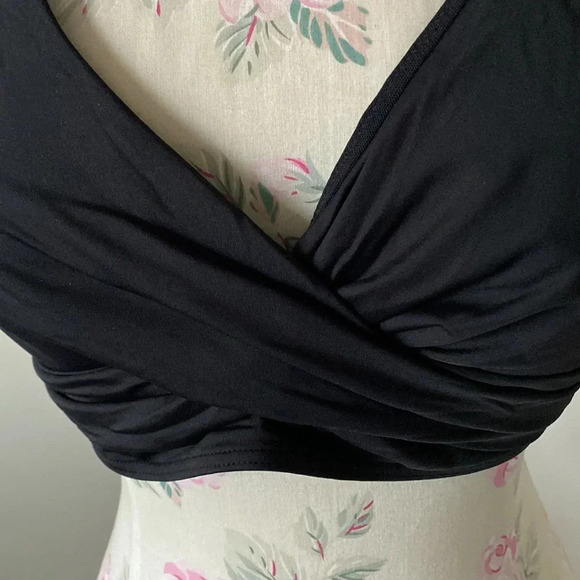 Sea Level Australia black twist front bikini top size US 14 - Picture 2 of 11